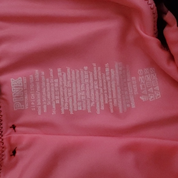 PINK VICTORIA'S SECRET Swimwear Bikini Top Ruffle Hem Bottom Swimsuit Set - Picture 11 of 12